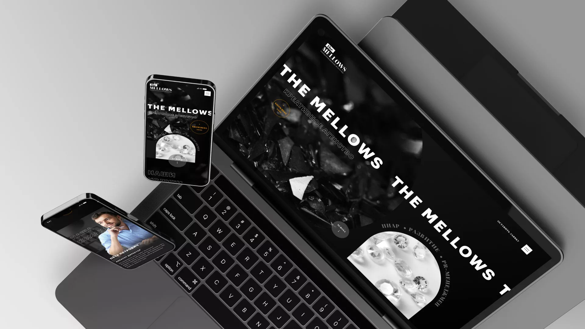 Разработка сайта креативного агентства «The Mellows» в Богучаре