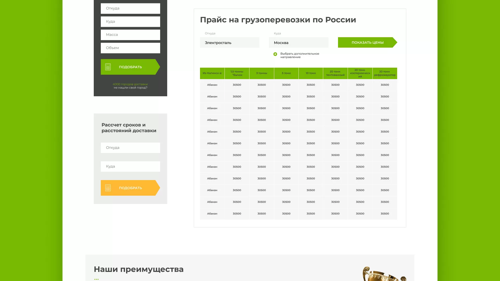 Разработка логотипа и сайта компании «Инком-Логистика» в Богучаре