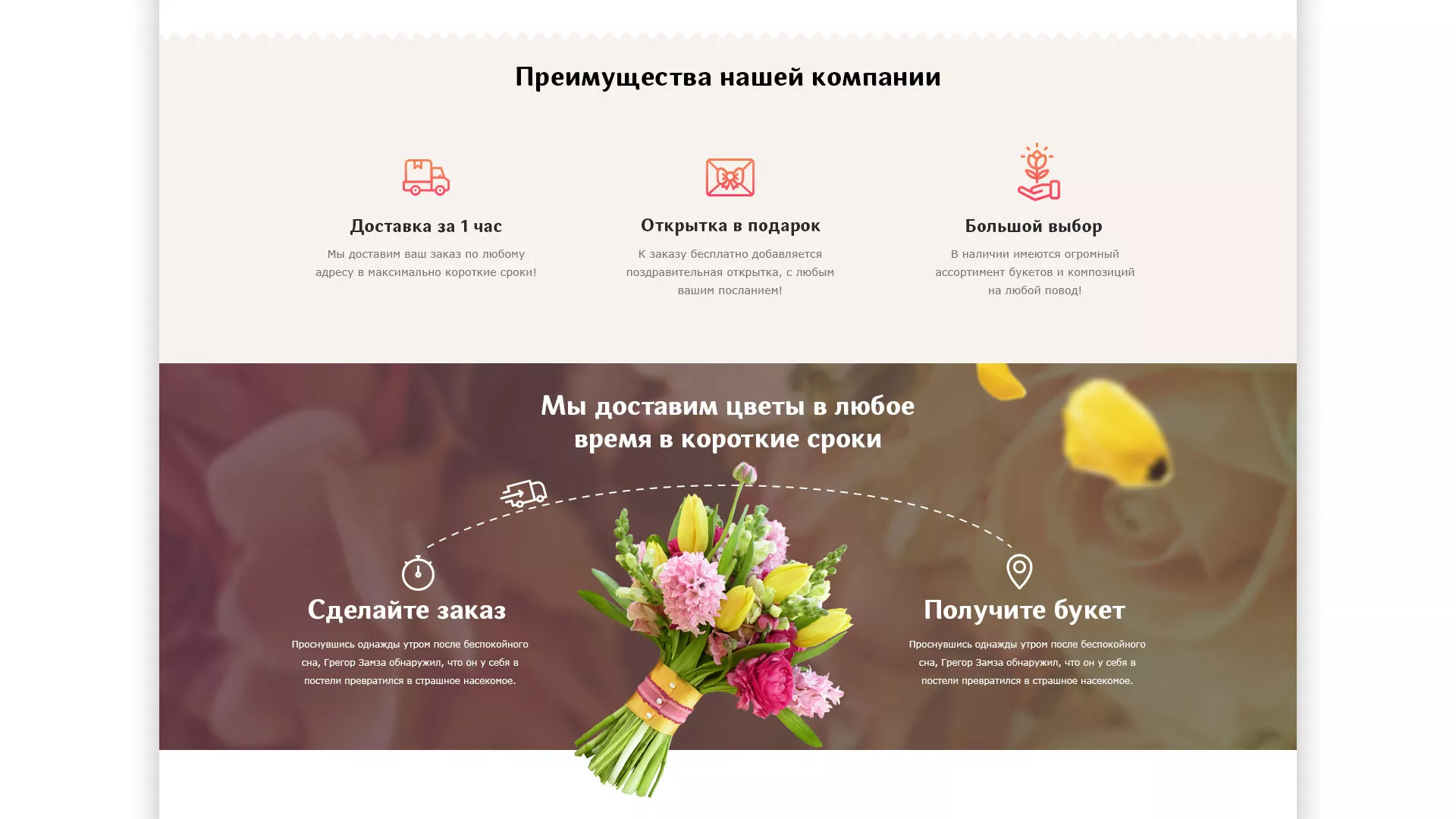 Создание интернет-магазина «Букет-онлайн» по цветам в Богучаре