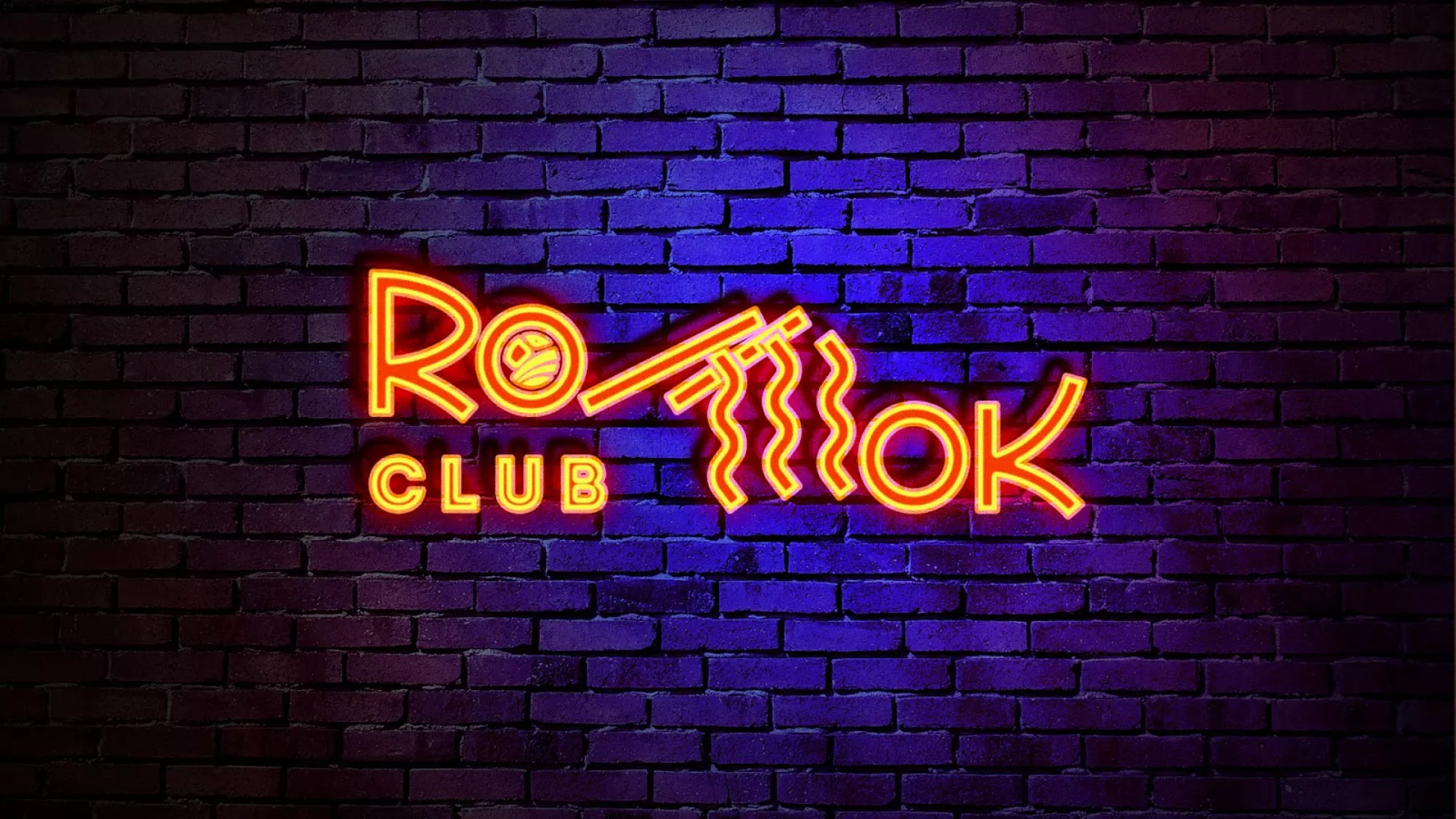 Разработка интерьерной вывески суши-бара «Roll Wok Club» в Богучаре